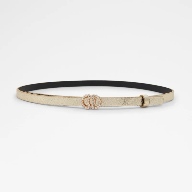 ALDO HELMSLEY Double Ring Embellished Belt